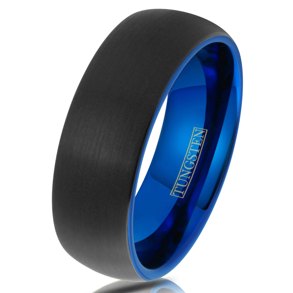 Sapphire Blue Tungsten + Black Brushed
