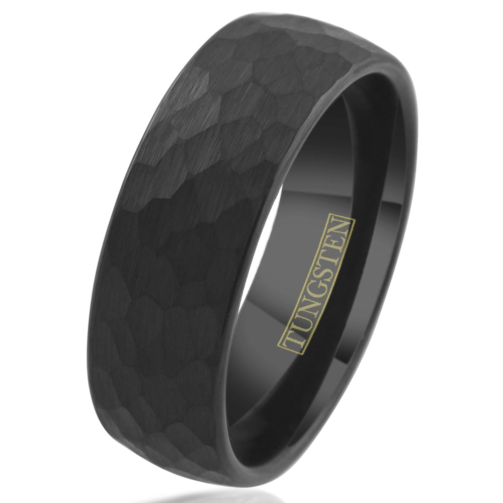 Black Tungsten + Hammered Finish