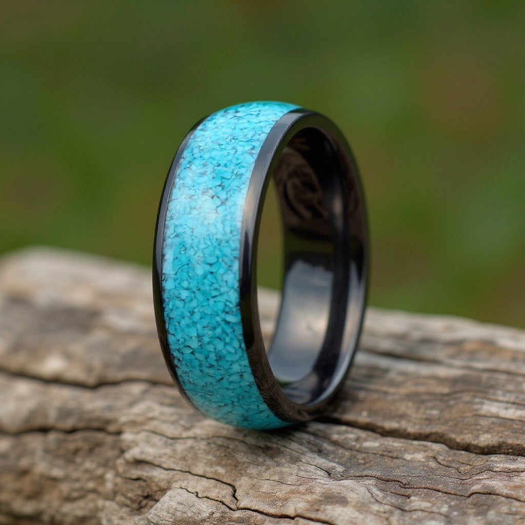 Black Tungsten + Turquoise