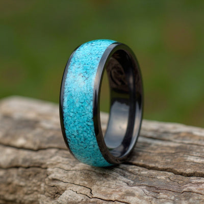 Black Tungsten + Turquoise
