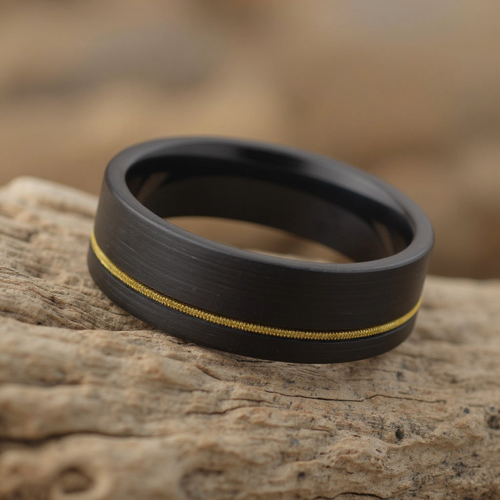 Black Tungsten + Guitar String