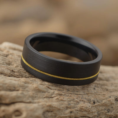 Black Tungsten + Guitar String