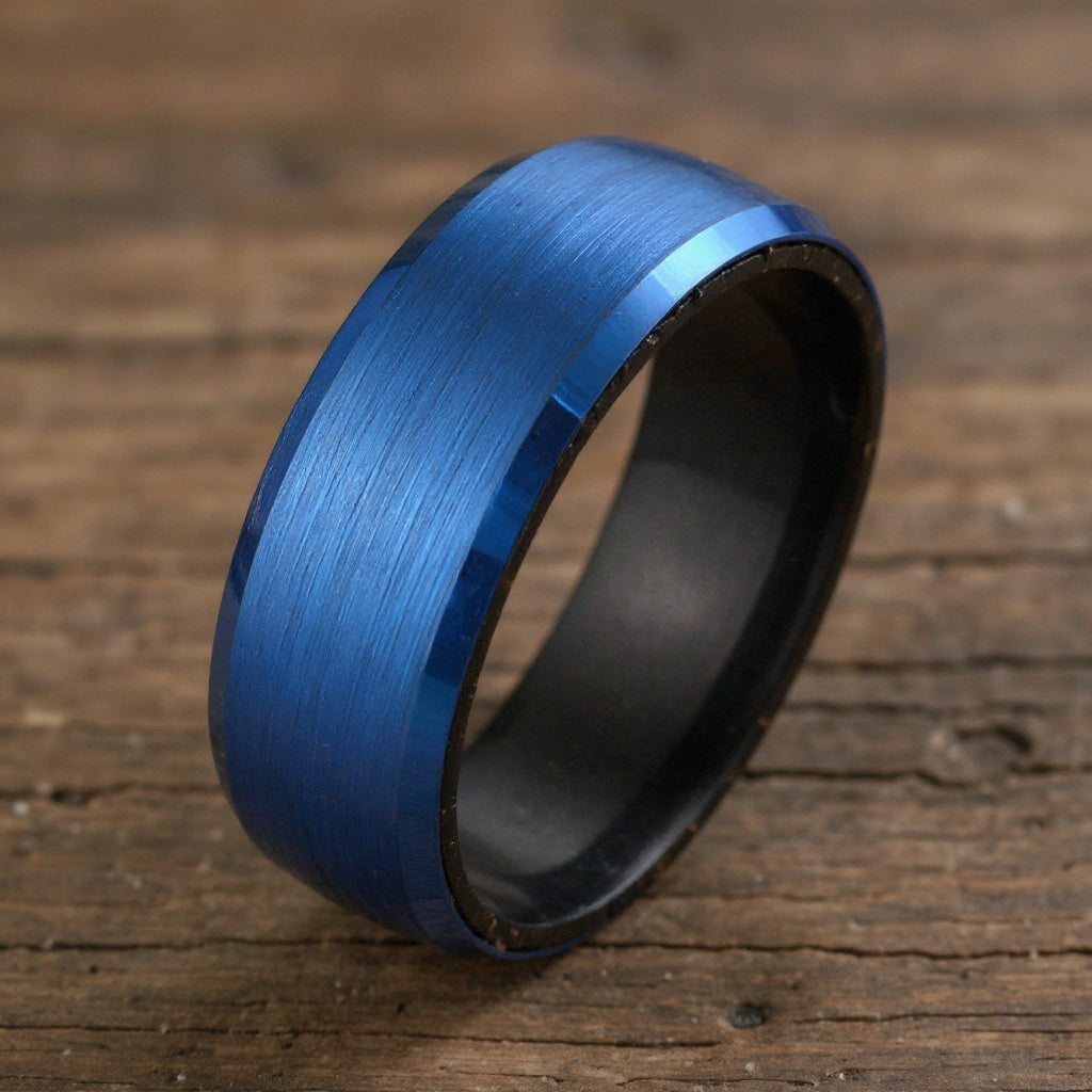 Blue Tungsten + Wenge Wood