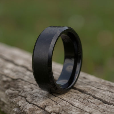 Black Tungsten + Brushed Finish + Beveled Edges