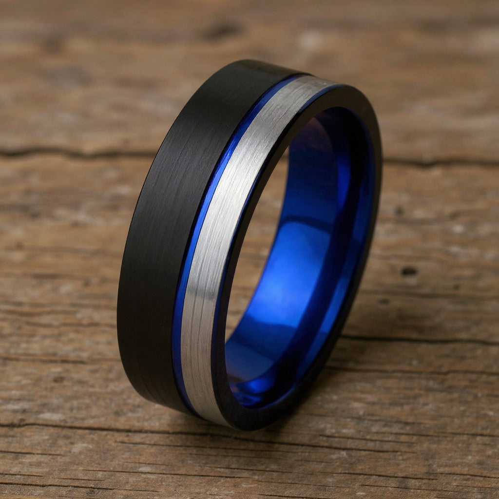 Black Tungsten + Blue Interior