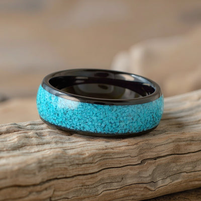 Black Tungsten + Turquoise