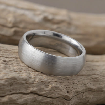 Silver Tungsten + Brushed Finish