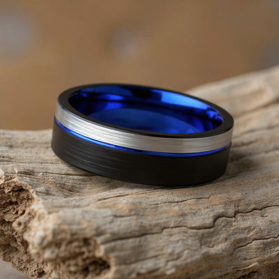 Black Tungsten + Blue Interior