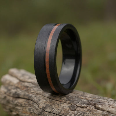 Black Tungsten + Koa Wood