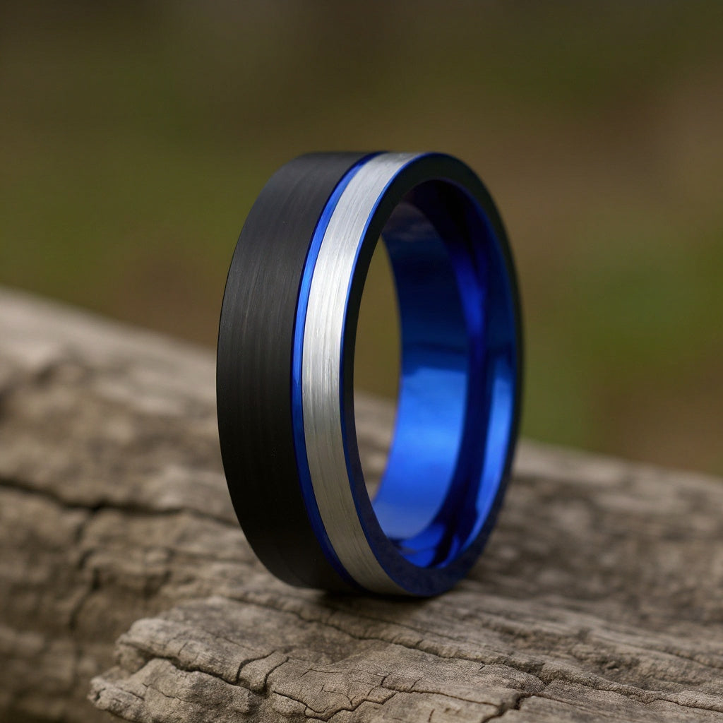 Black Tungsten + Blue Interior