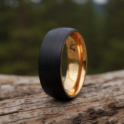 Black Tungsten + Rose Gold Interior