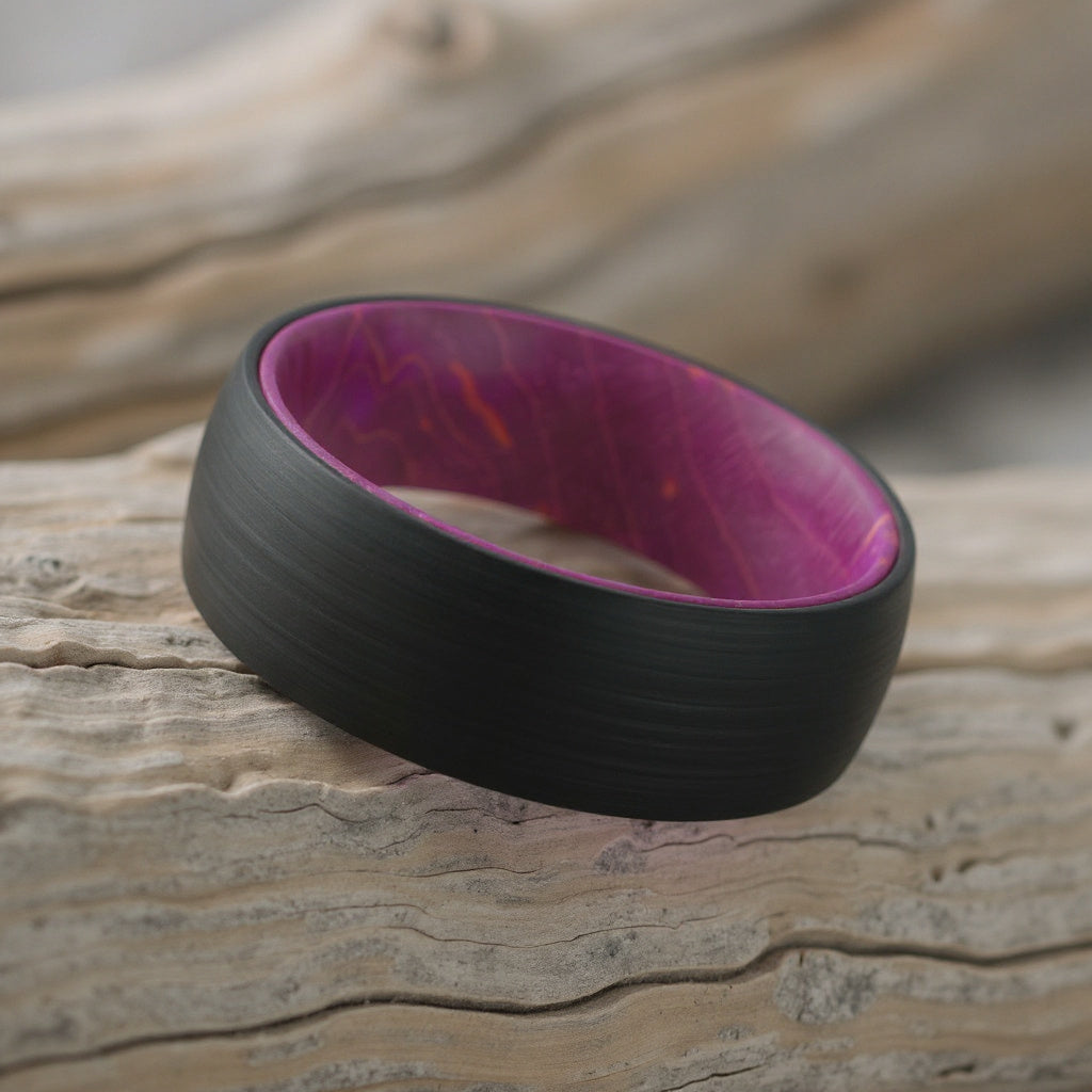 Black Tungsten +  Box Elder Wood