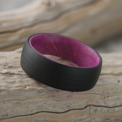 Black Tungsten +  Box Elder Wood