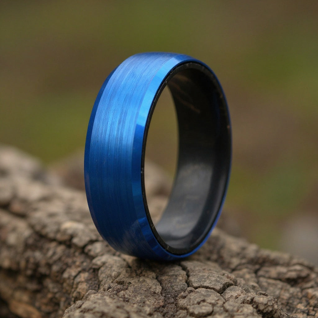 Blue Tungsten + Wenge Wood