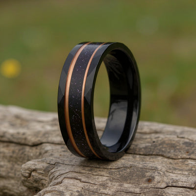 Black Tungsten + Blue Sandstone