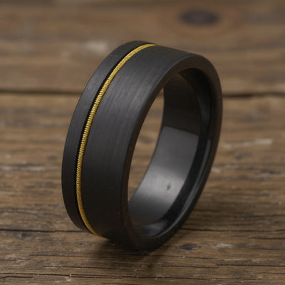 Black Tungsten + Guitar String