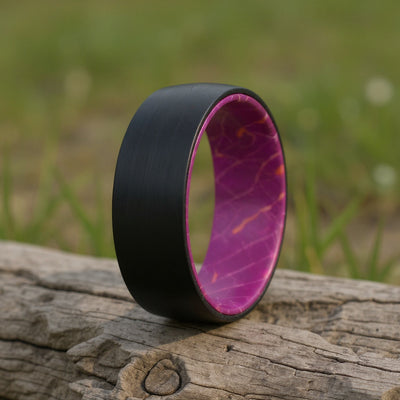 Black Tungsten +  Box Elder Wood