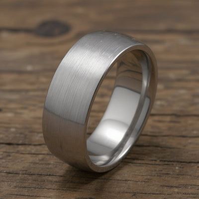 Silver Tungsten + Brushed Finish