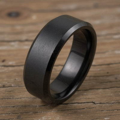 Black Tungsten + Brushed Finish + Beveled Edges