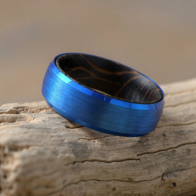 Blue Tungsten + Wenge Wood