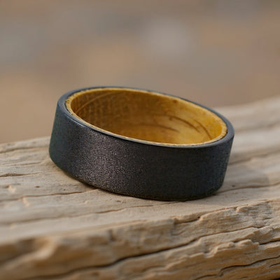 Black Tungsten + Whiskey Barrel Oak Wood