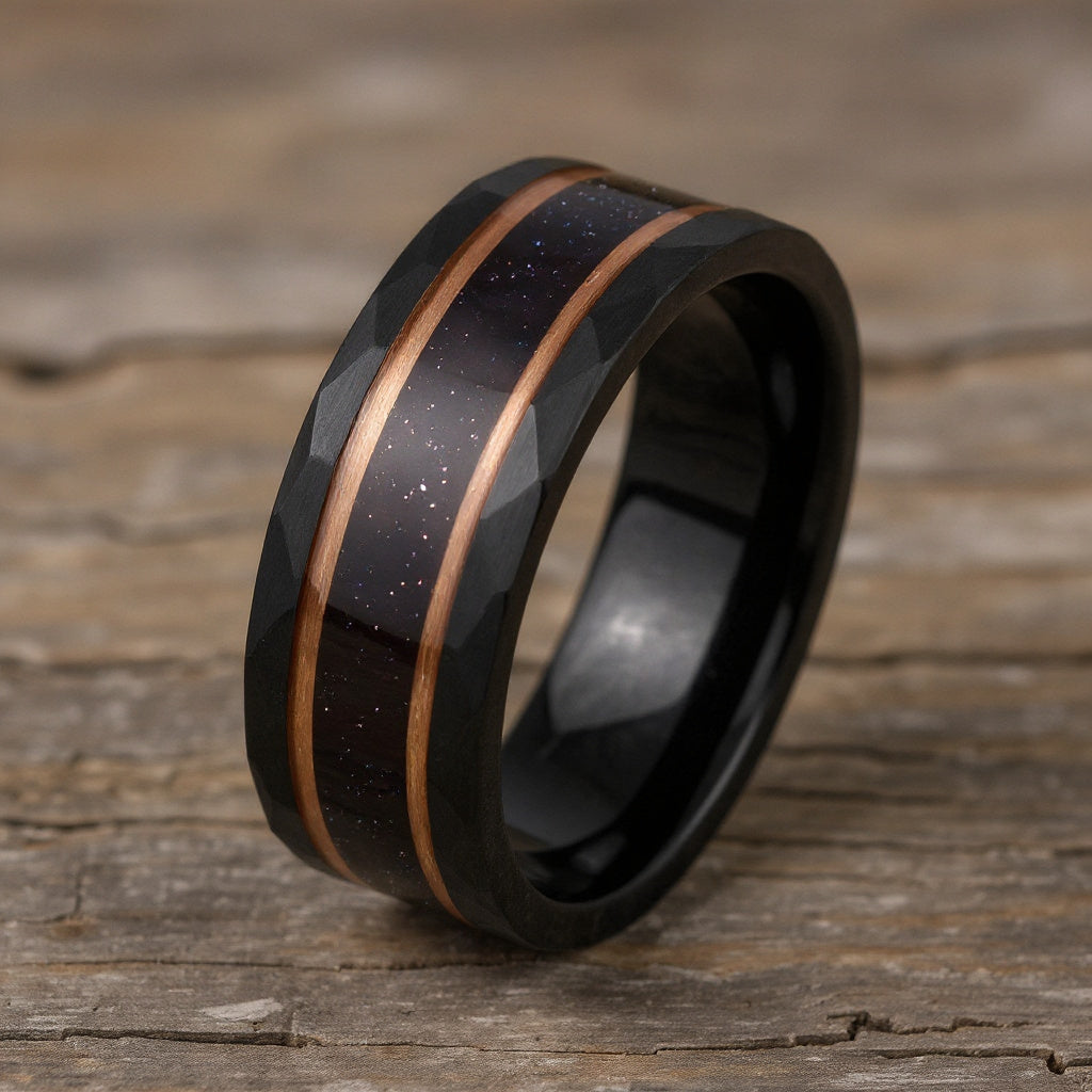 Black Tungsten + Blue Sandstone