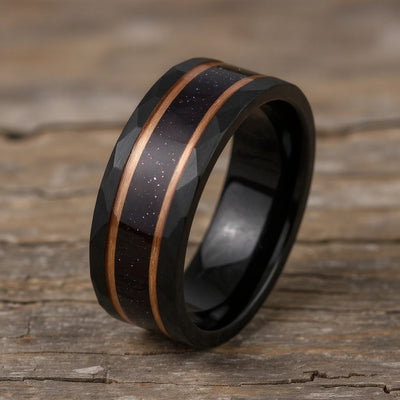 Black Tungsten + Blue Sandstone