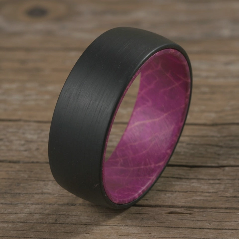 Black Tungsten +  Box Elder Wood