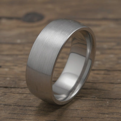 Silver Tungsten + Brushed Finish