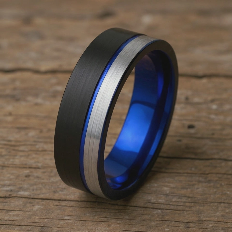 Black Tungsten + Blue Interior