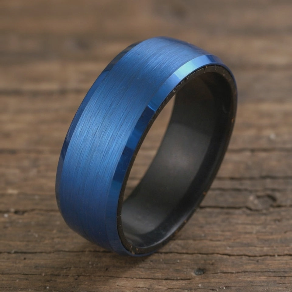 Blue Tungsten + Wenge Wood
