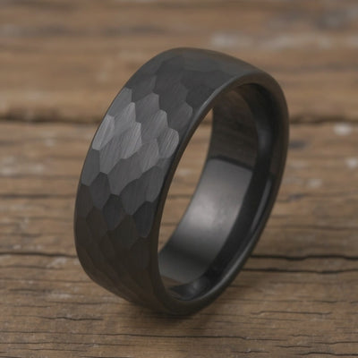 Black Tungsten + Hammered Finish
